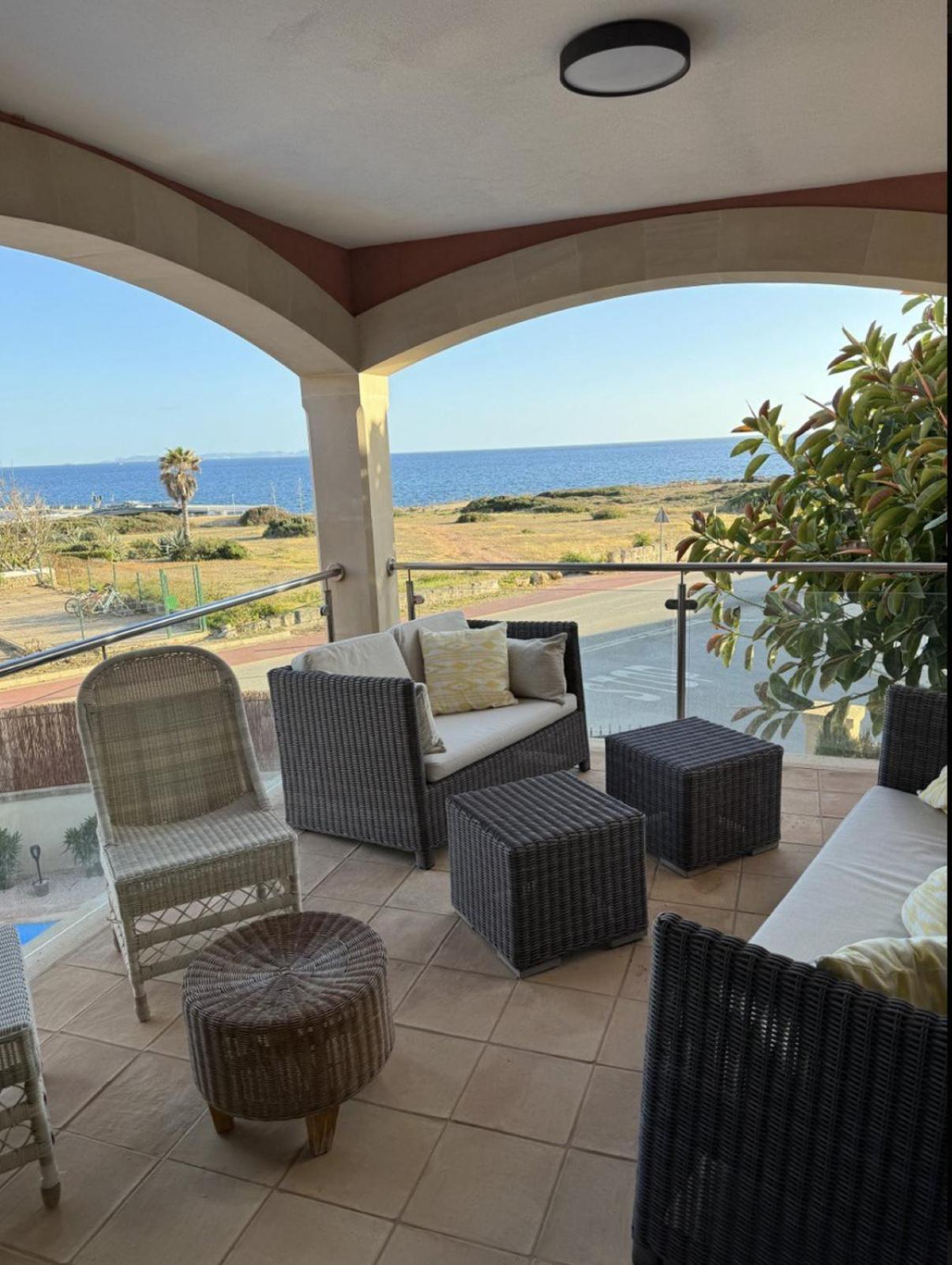 Mallorca Finca Haus Mit Pool Direkt Am Meer Es Trenc, Bootstour Moeglich Sa Rapita Bagian luar foto