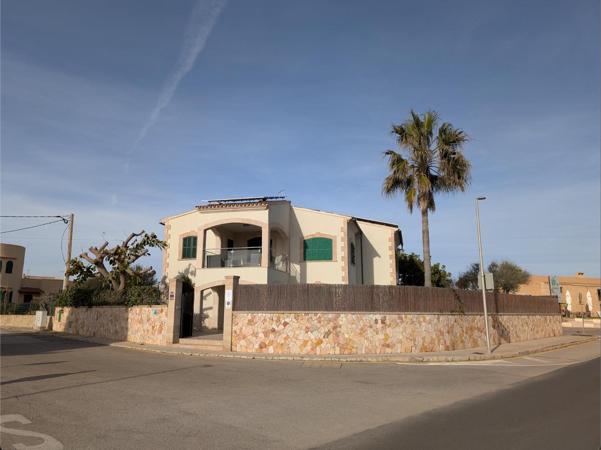 Mallorca Finca Haus Mit Pool Direkt Am Meer Es Trenc, Bootstour Moeglich Sa Rapita Bagian luar foto