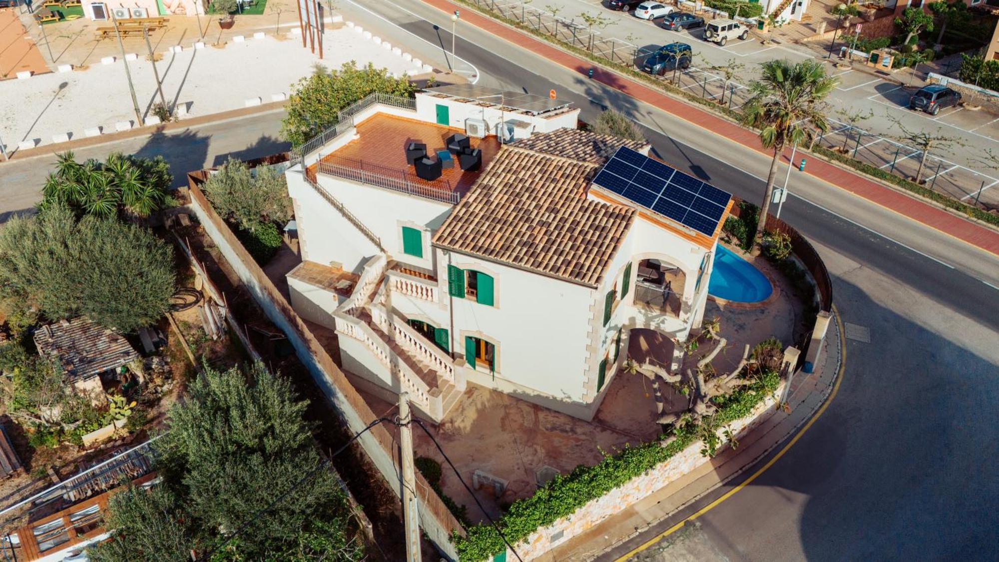 Mallorca Finca Haus Mit Pool Direkt Am Meer Es Trenc, Bootstour Moeglich Sa Rapita Bagian luar foto