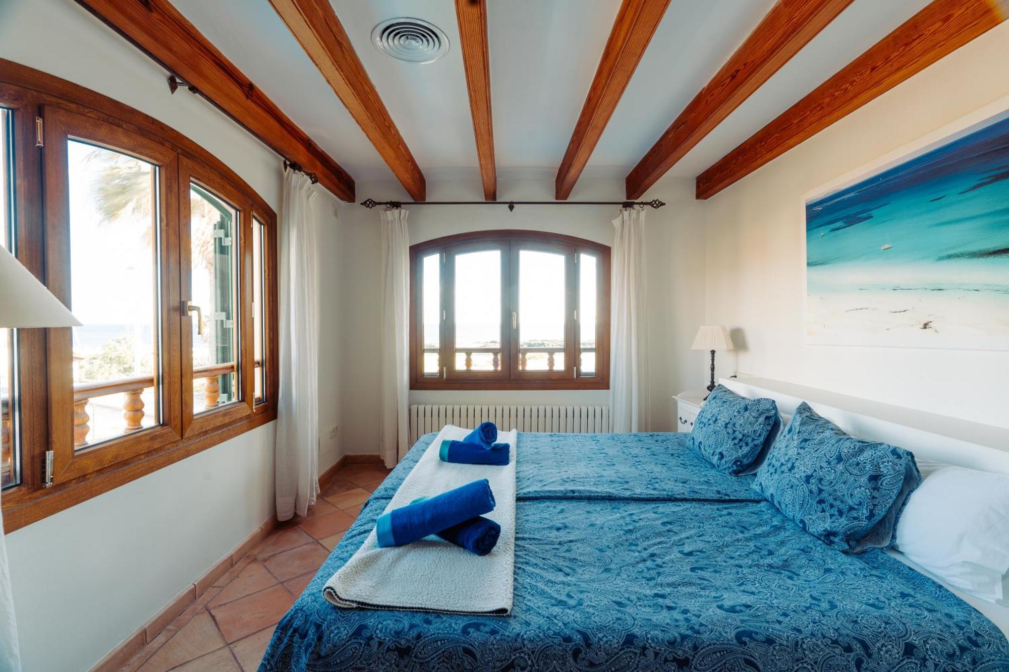 Mallorca Finca Haus Mit Pool Direkt Am Meer Es Trenc, Bootstour Moeglich Sa Rapita Bagian luar foto