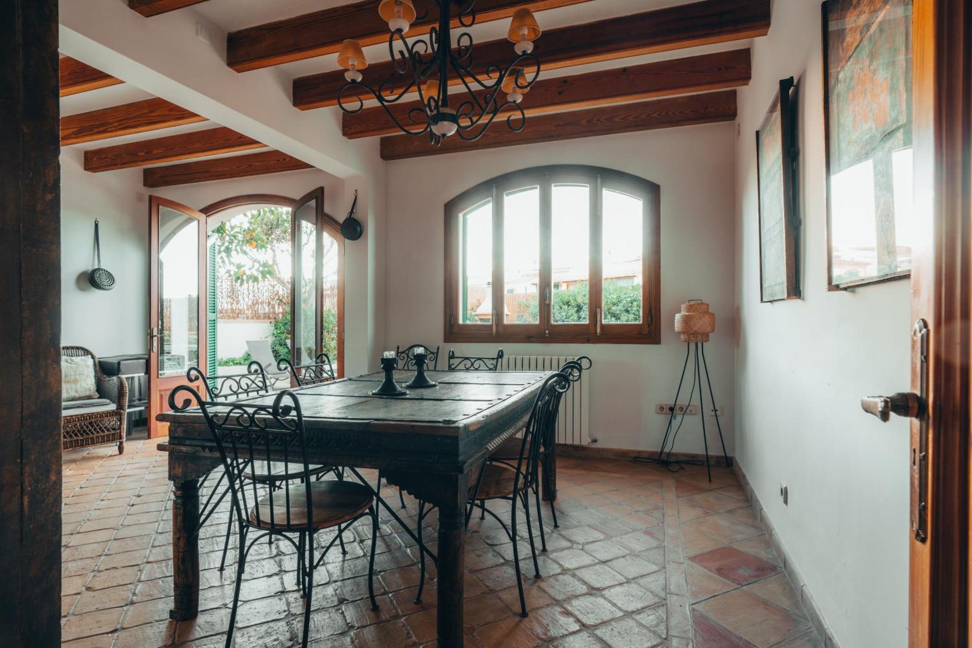 Mallorca Finca Haus Mit Pool Direkt Am Meer Es Trenc, Bootstour Moeglich Sa Rapita Bagian luar foto